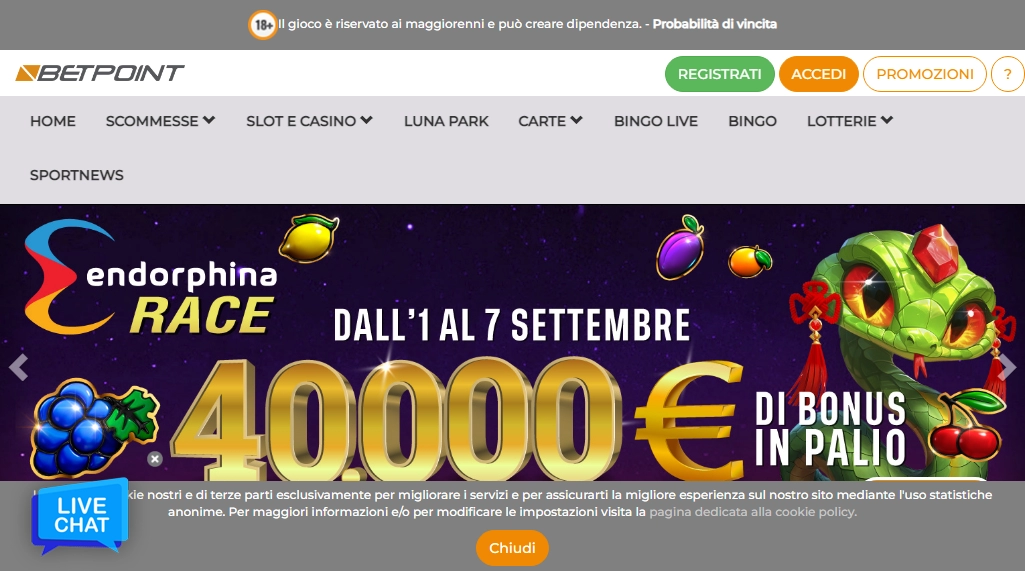 BetPoint Casino Desktop screenshot